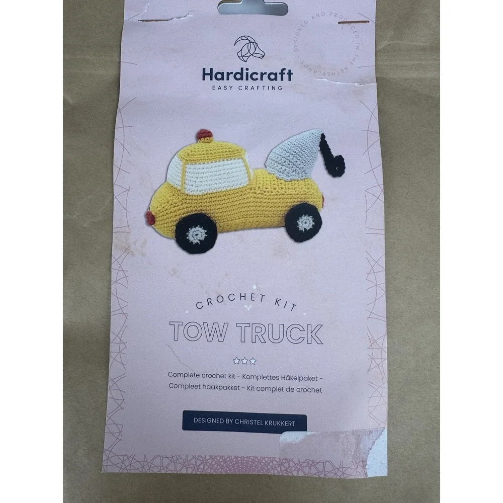 Hardicraft Tow‎ Truck Crochet Kit DIY Amigurumi Scheepjes Catona Yarn